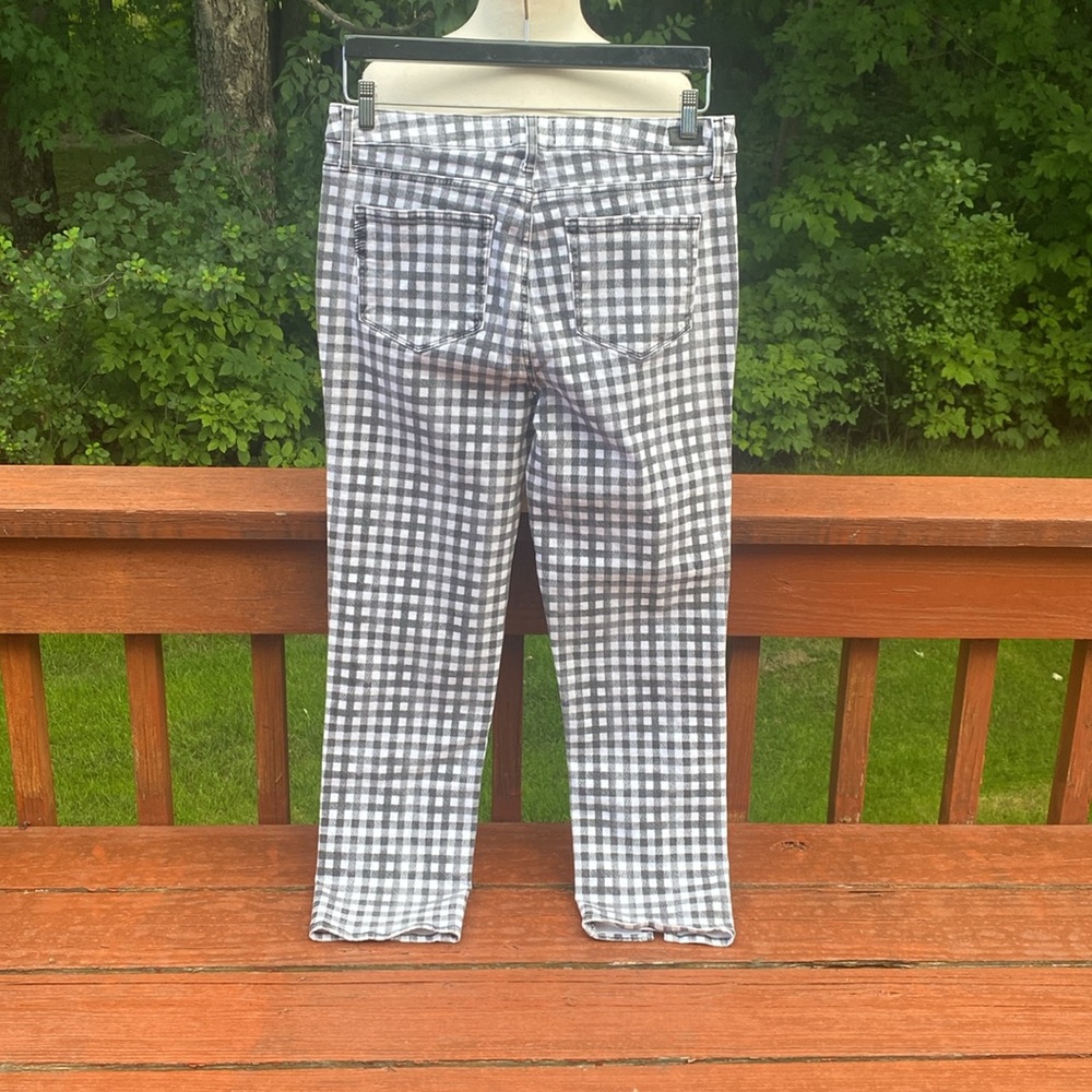 NWOT Paige Gray/White Hoxton Straight Ankle, measurements in photos below. - Picture 4 of 10